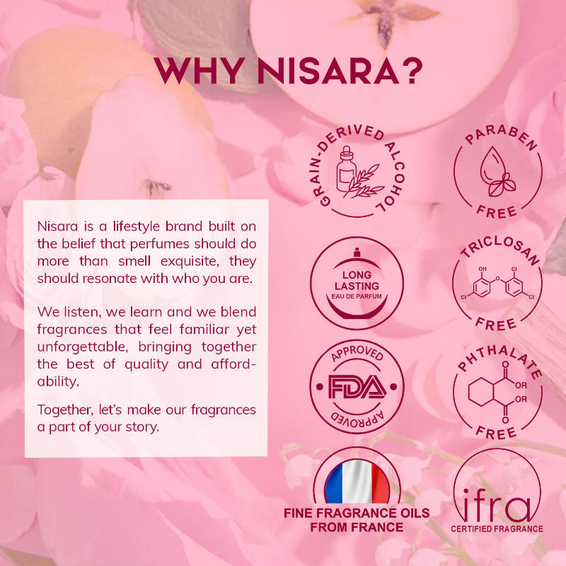 NISARA Cotton Candy - Perfume For Women,Eau De Parfum,Long L... - view 3