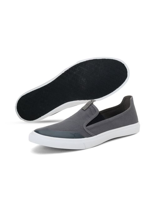 Buy Puma Grey Lazy Knit Slip On Sneakers Online