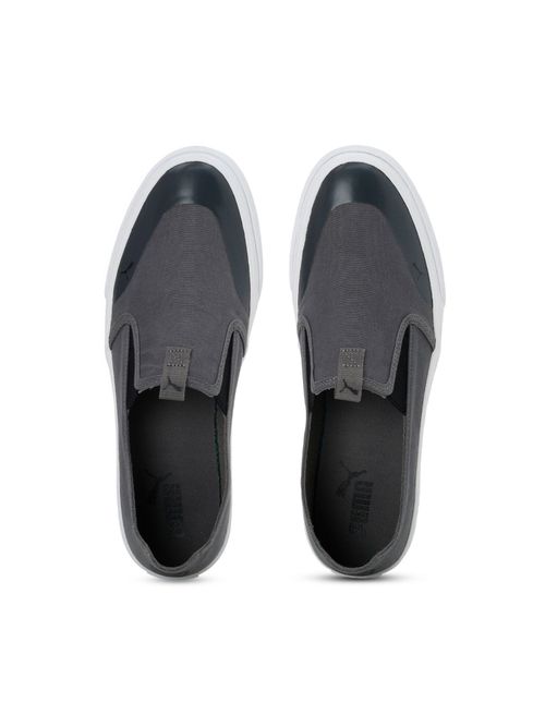 Buy Puma Grey Lazy Knit Slip On Sneakers Online