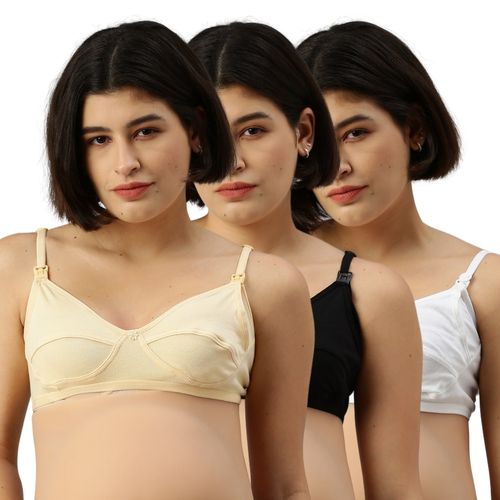 Buy Morph Maternity Pack Of 3 Nursing Bras - Multi-Color Online