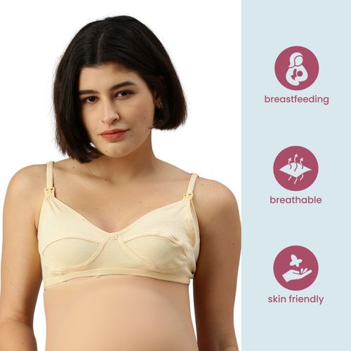Buy Morph Maternity Pack Of 3 Nursing Bras - Nude Online