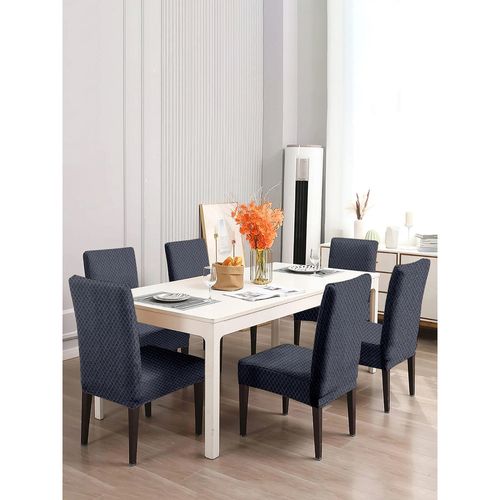 Decor Light Grey Dining Chair Covers Buy Cortina Jacquard Dining