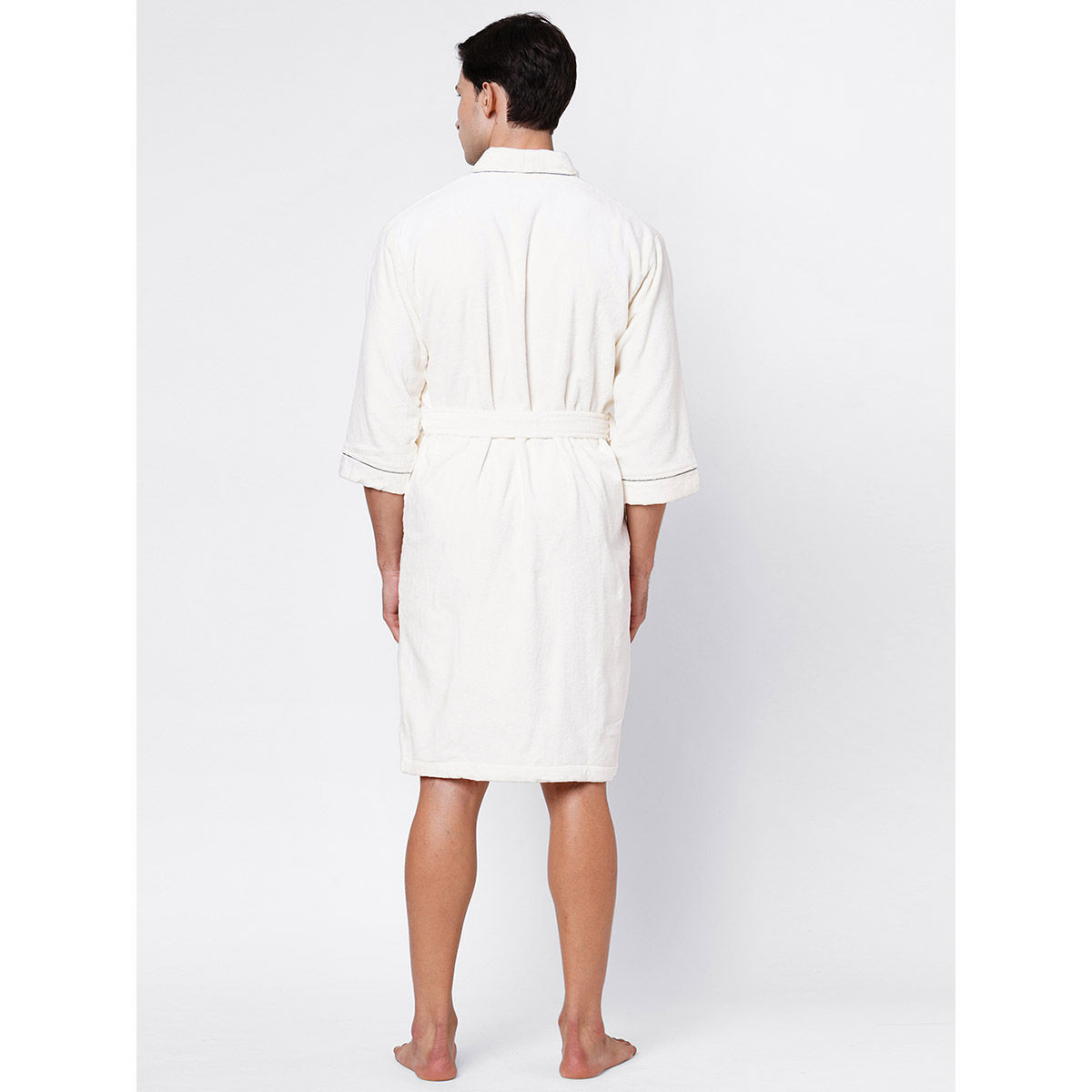Spaces Exotica 100 Cotton Quick Dry High Loft Ultra Soft Bath Robe Solid White Buy Spaces