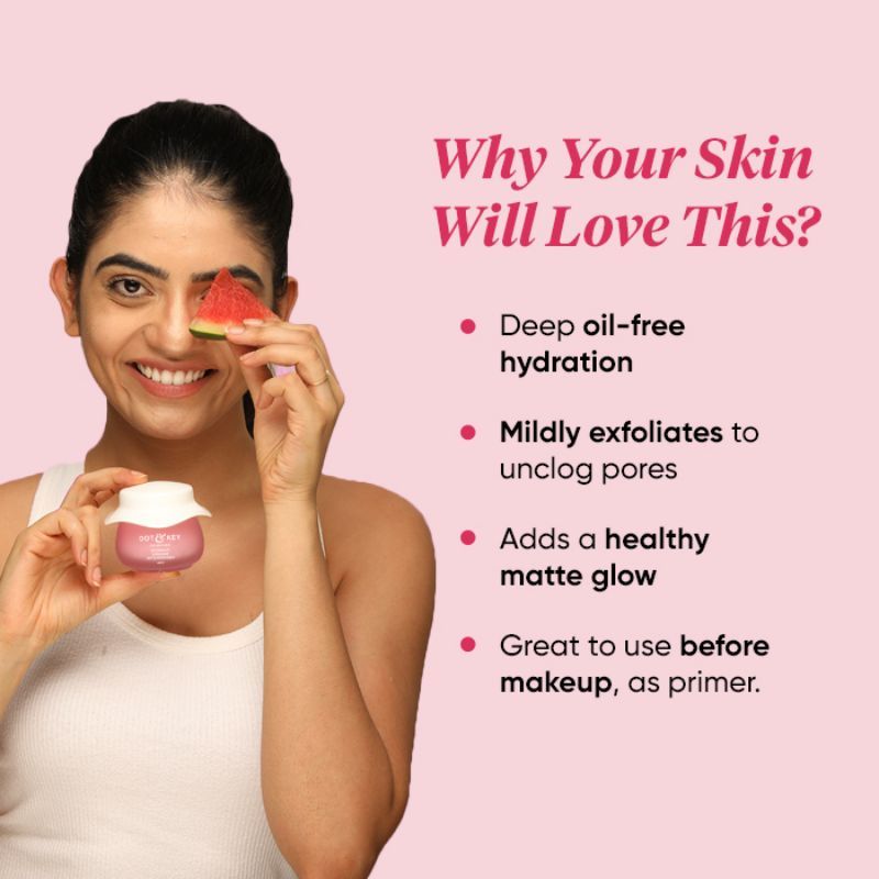 Dot Key Watermelon Matte Glow Moisturizer With Glycolic Acid For Oily dot-key-watermelon-matte-glow-moisturizer-with-glycolic-acid-for-oily