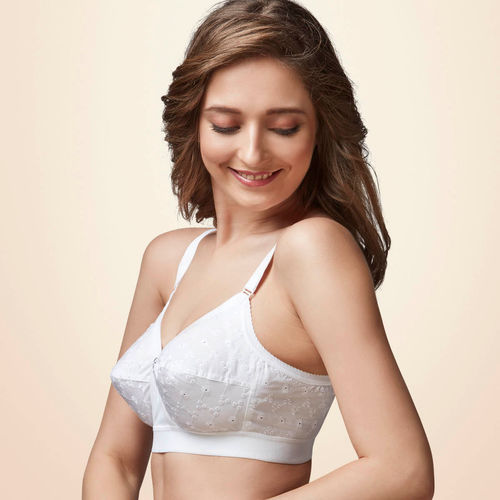Krutika Plain is India's most popular bra for a reason. It's made of 100%  cotton, so it's super soft and comfortable. It also has a speci