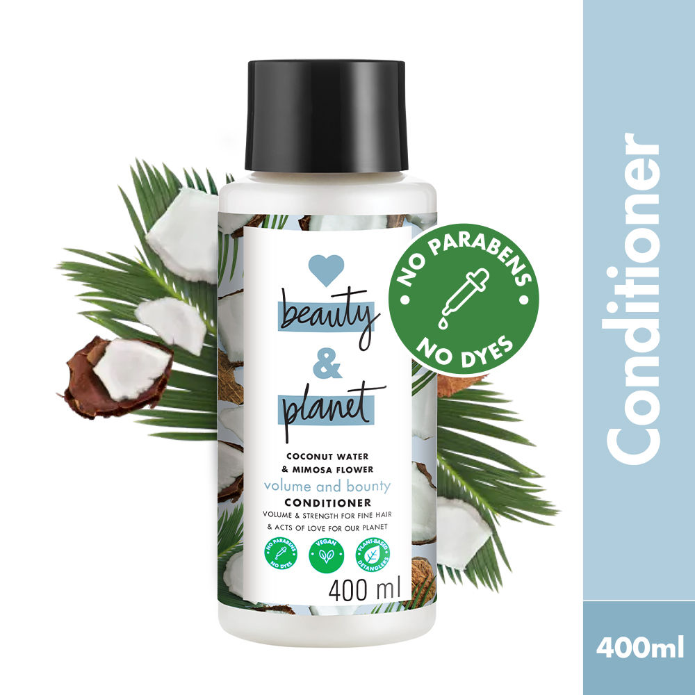 Love Beauty & Planet Coconut Water and Mimosa Flower Paraben Free Volume and Bounty Conditioner