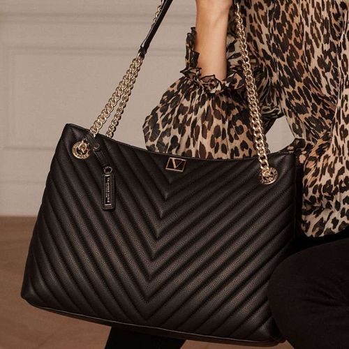 Buy Victoria's Secret Chain Tote Black Online