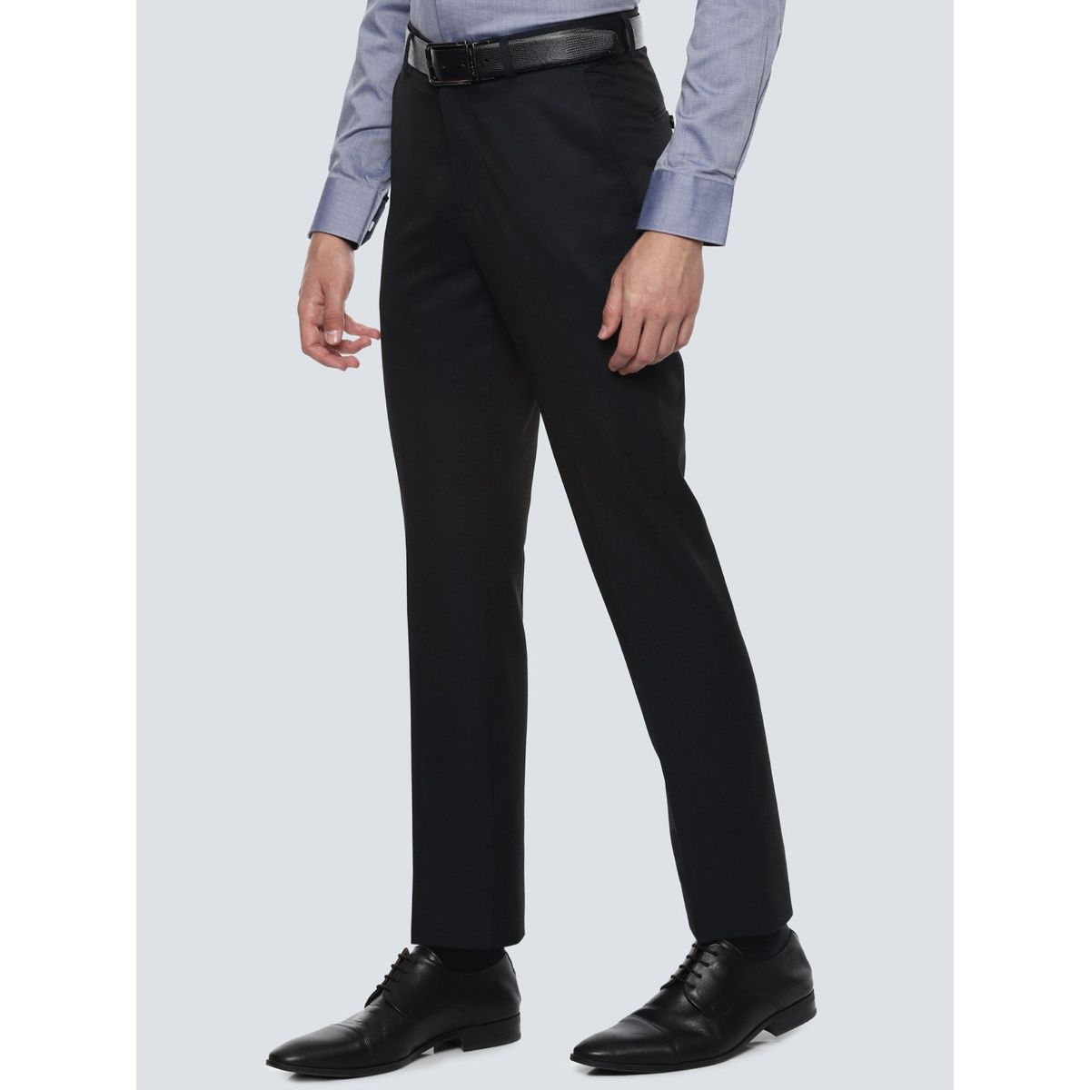 Buy Louis Philippe Black Trousers Online - 734535 | Louis Philippe