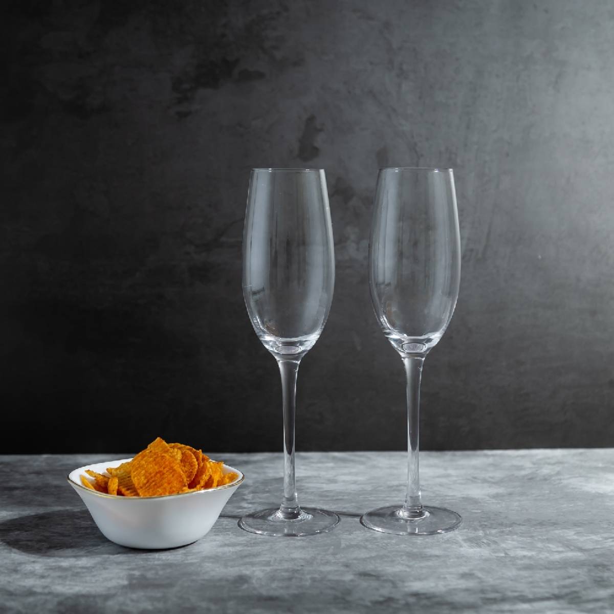 EZ Life Elance Series - High Class Lead Free Wine Glass Set - 250 ml -Pack of 2