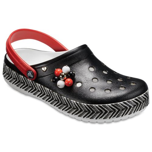 Crocs Black Embellished Clogs (M2W4)
