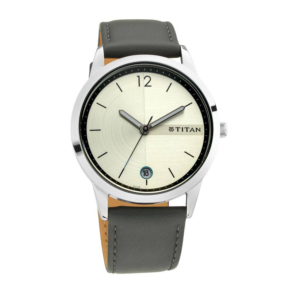 Buy Titan 1806SL04Silver Dial Analog Watch For Men Online