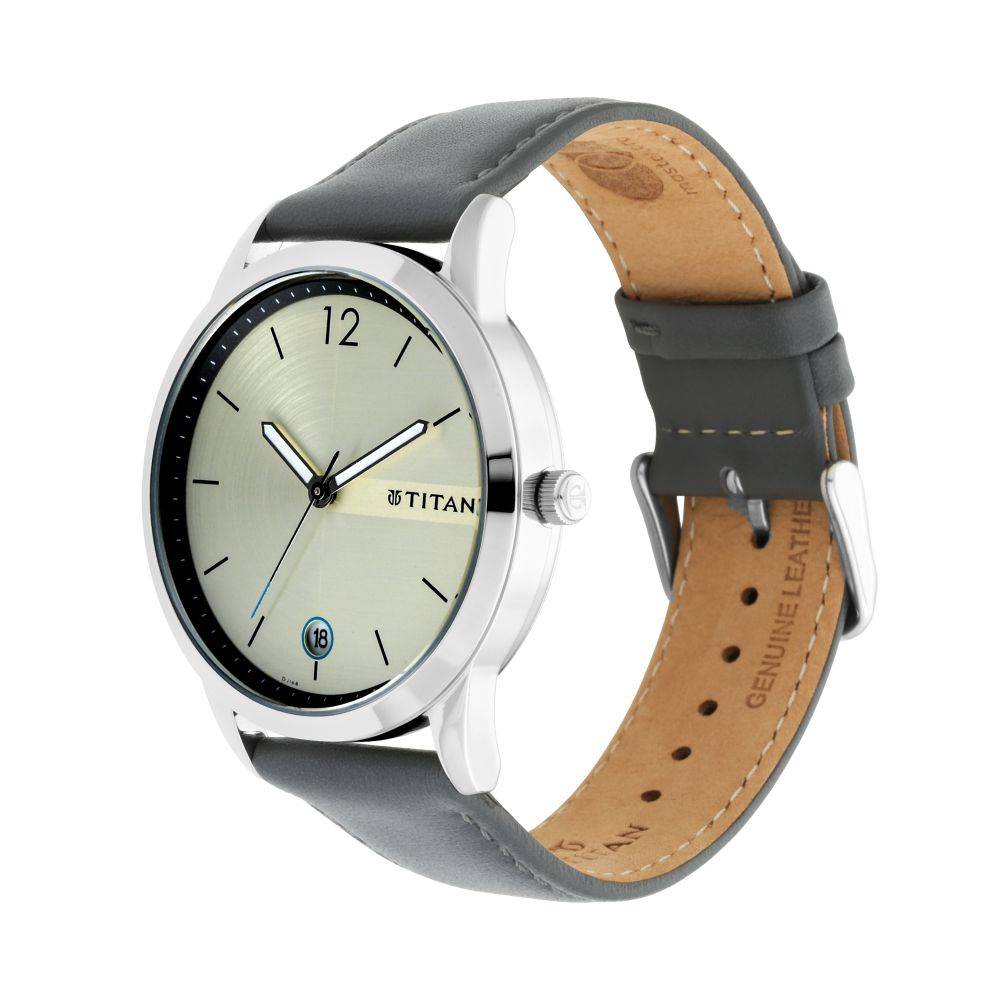 Buy Titan 1806SL04Silver Dial Analog Watch For Men Online