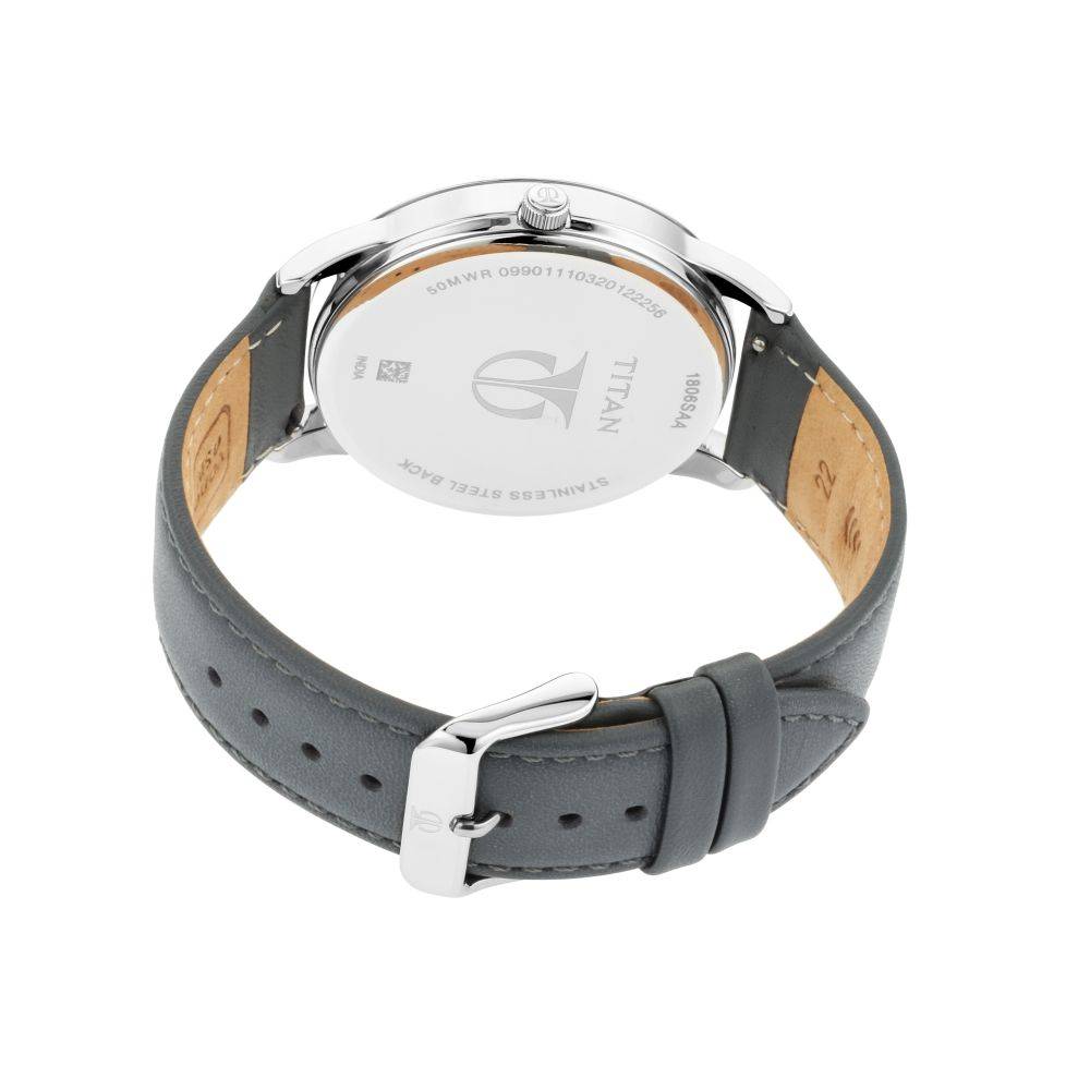 Buy Titan 1806SL04Silver Dial Analog Watch For Men Online