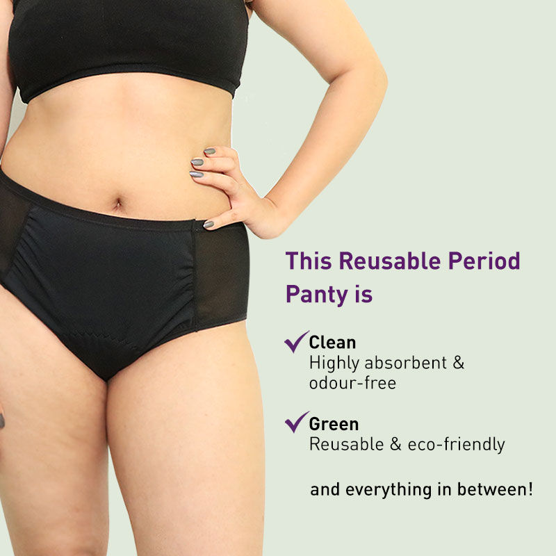 Sirona Reusable Period Panties for Women, Leakage Protection in Periods
