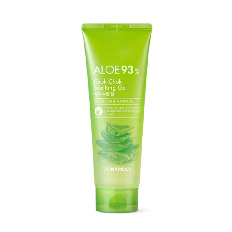 TONYMOLY Korean Aloe Chok Chok Soothing Gel 93% to Calm & Hydrate Sensitive Skin