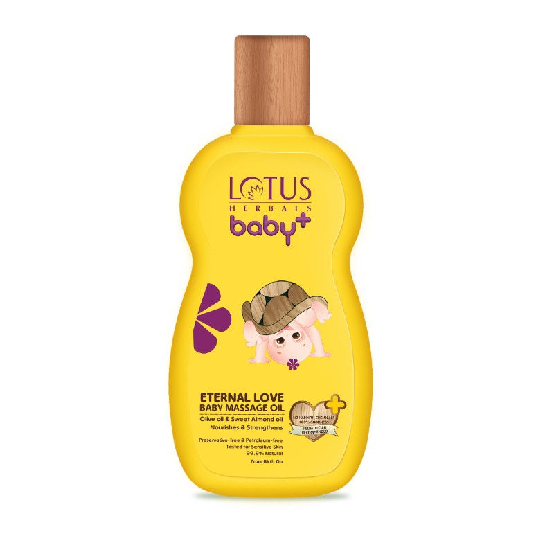 Lotus Herbals Baby + Eternal Love Baby Massage Oil