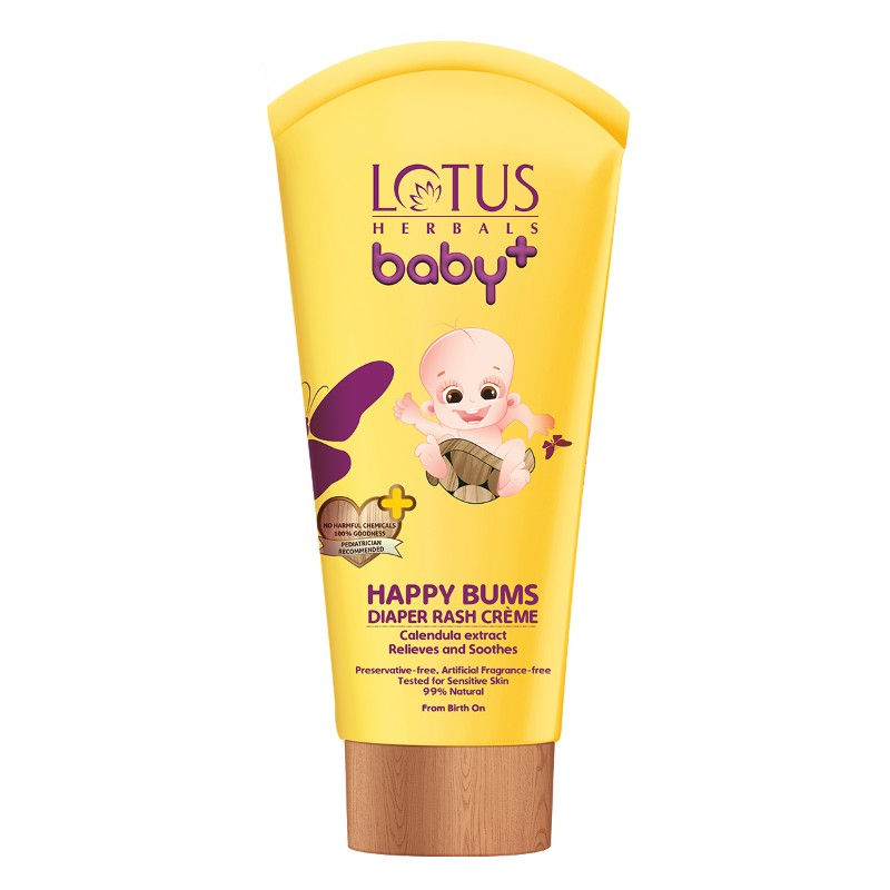 Lotus Herbals Baby+ Happy Bums Diaper Rash Cream