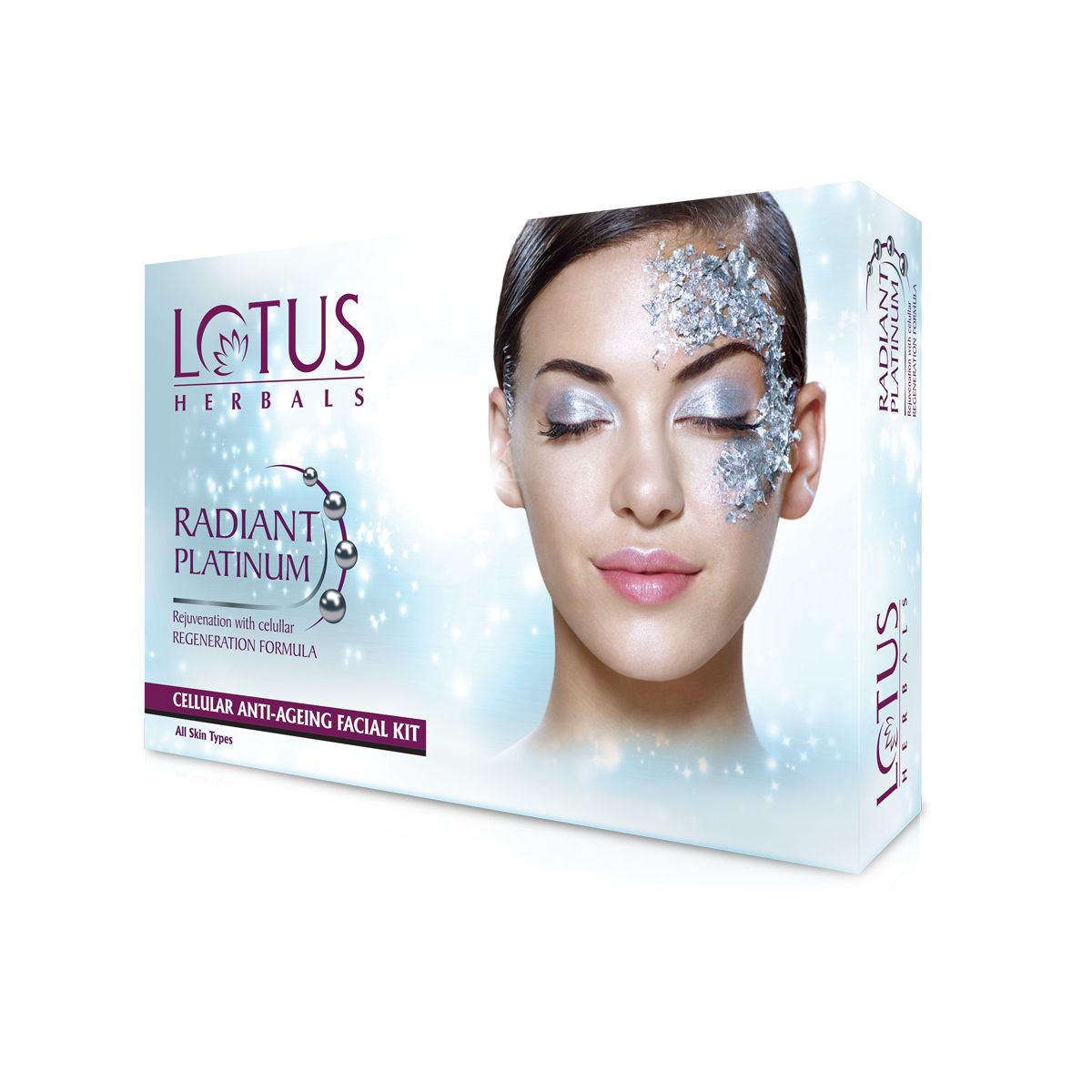 Lotus Herbals Radiant Platinum Cellular Anti-Ageing 1 Facial Kit