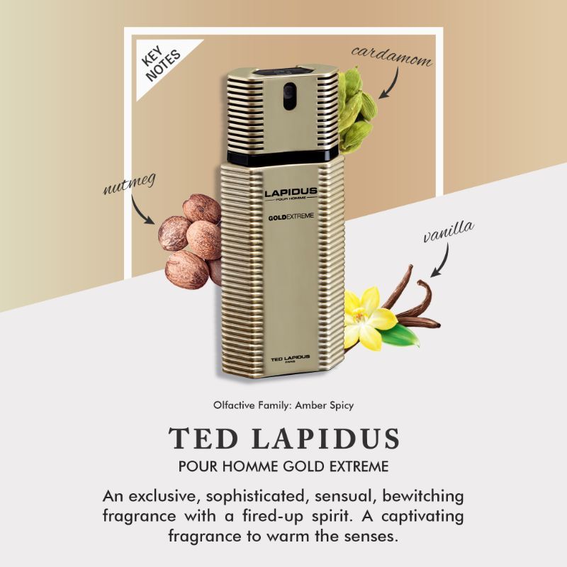 Ted Lapidus Homme Gold Extreme Eau De Toilette