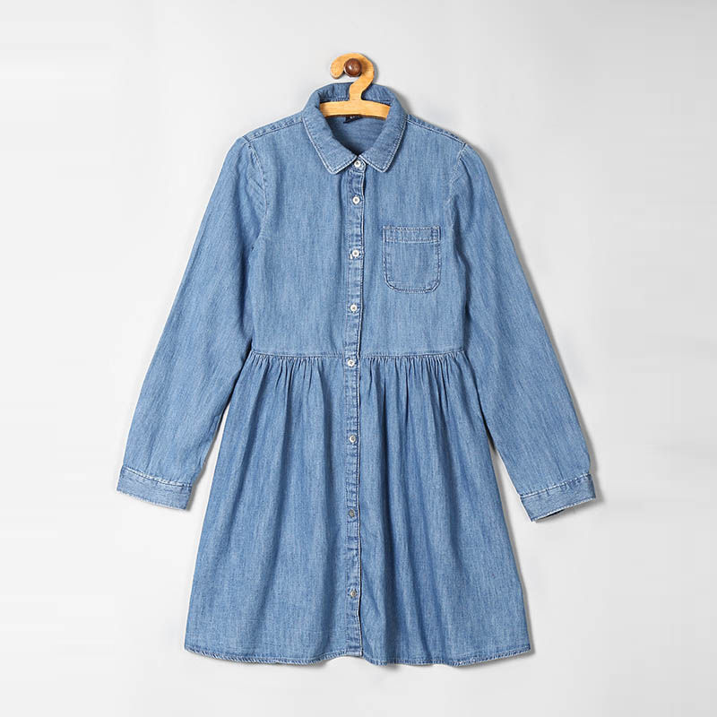 denim shirt dress gap