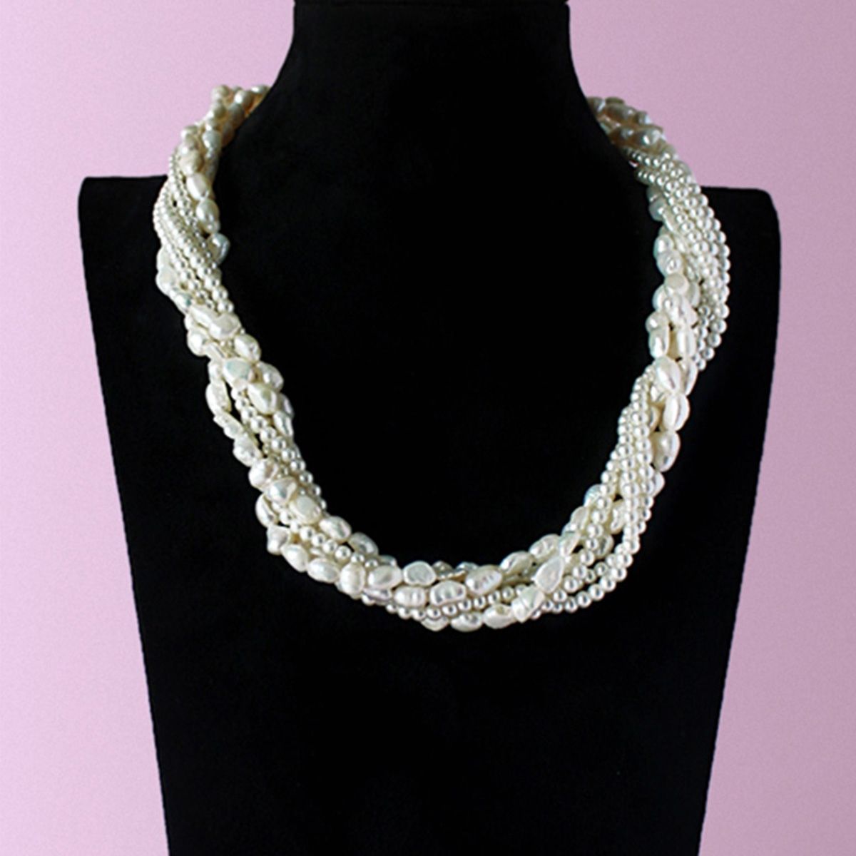 Buy Tipsyfly Pearl Twist Necklace Online