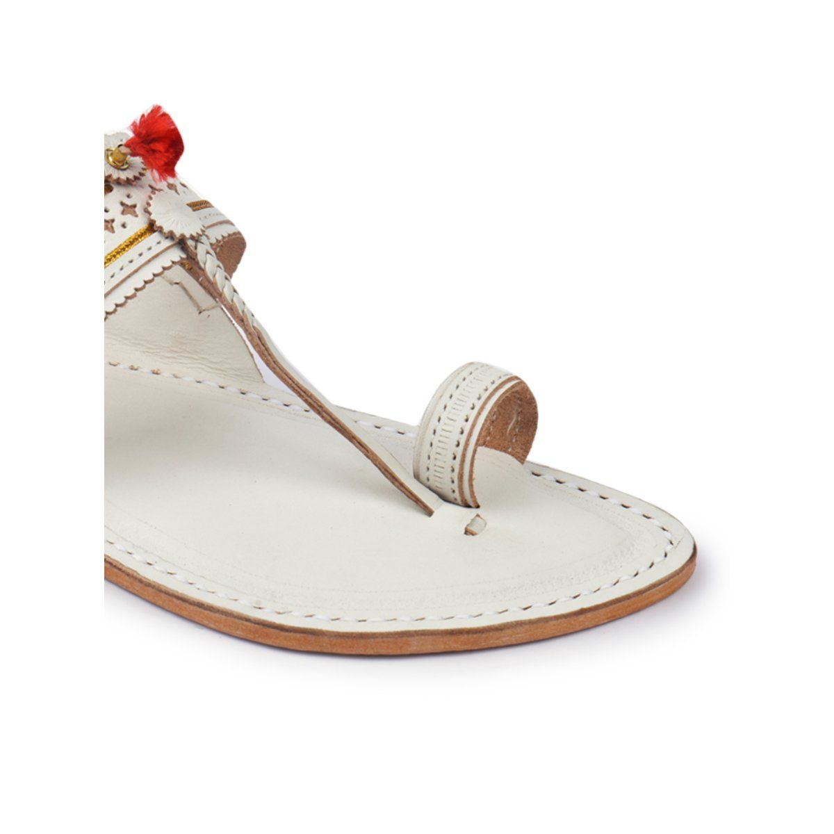 Kolhapuri chappal 2025 white colour