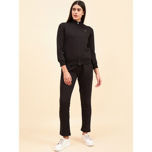 Sweet Dreams Women Black Solid Track Suit (Set of 2) (4XL)