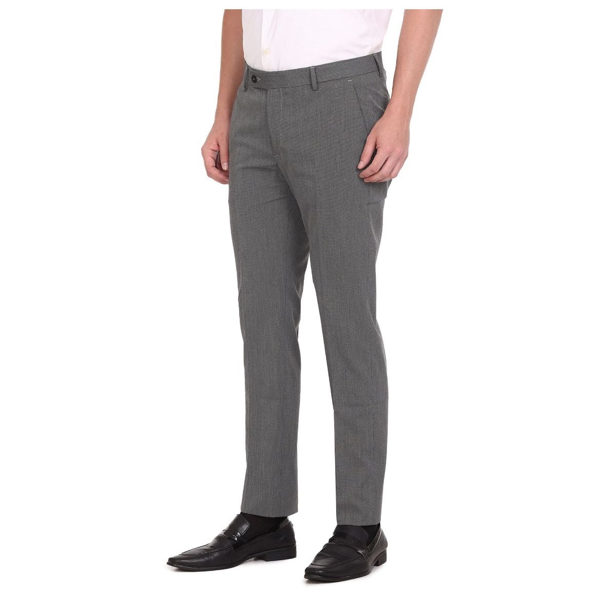 ARROW Smart Flex Regular Fit Men Grey Trousers - Buy ARROW Smart Flex  Regular Fit Men Grey Trousers Online at Best Prices in India | Flipkart.com