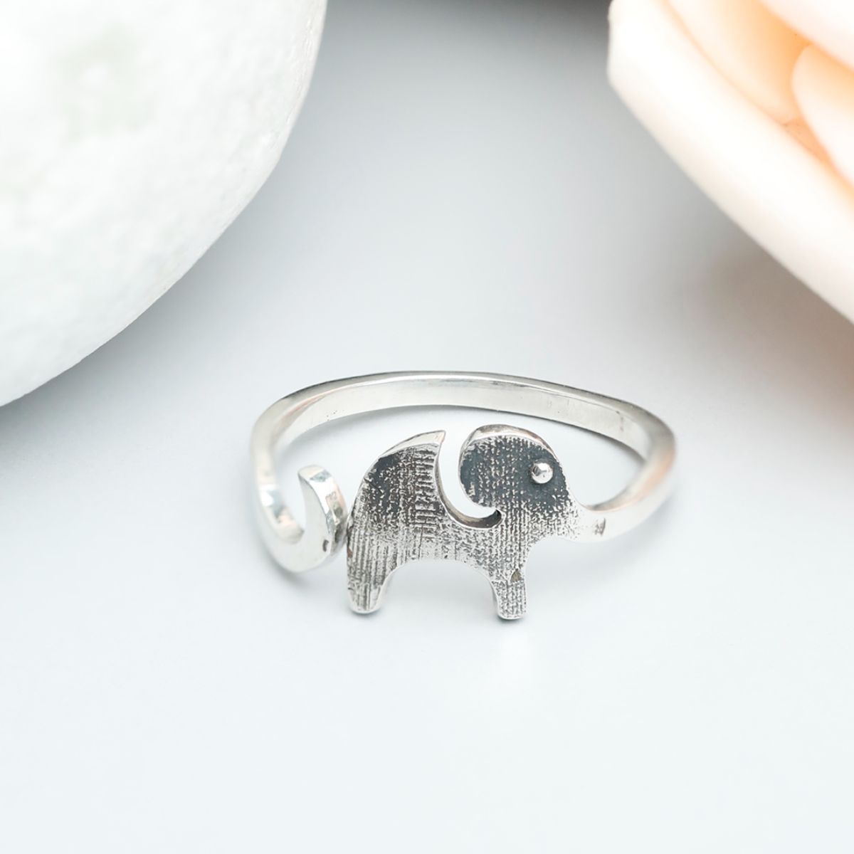 Buy Silver Elephant Ring African Animal Jewellery Animal Skull Ring Mens  Biker Ring Stainless Steel Online in India - Etsy