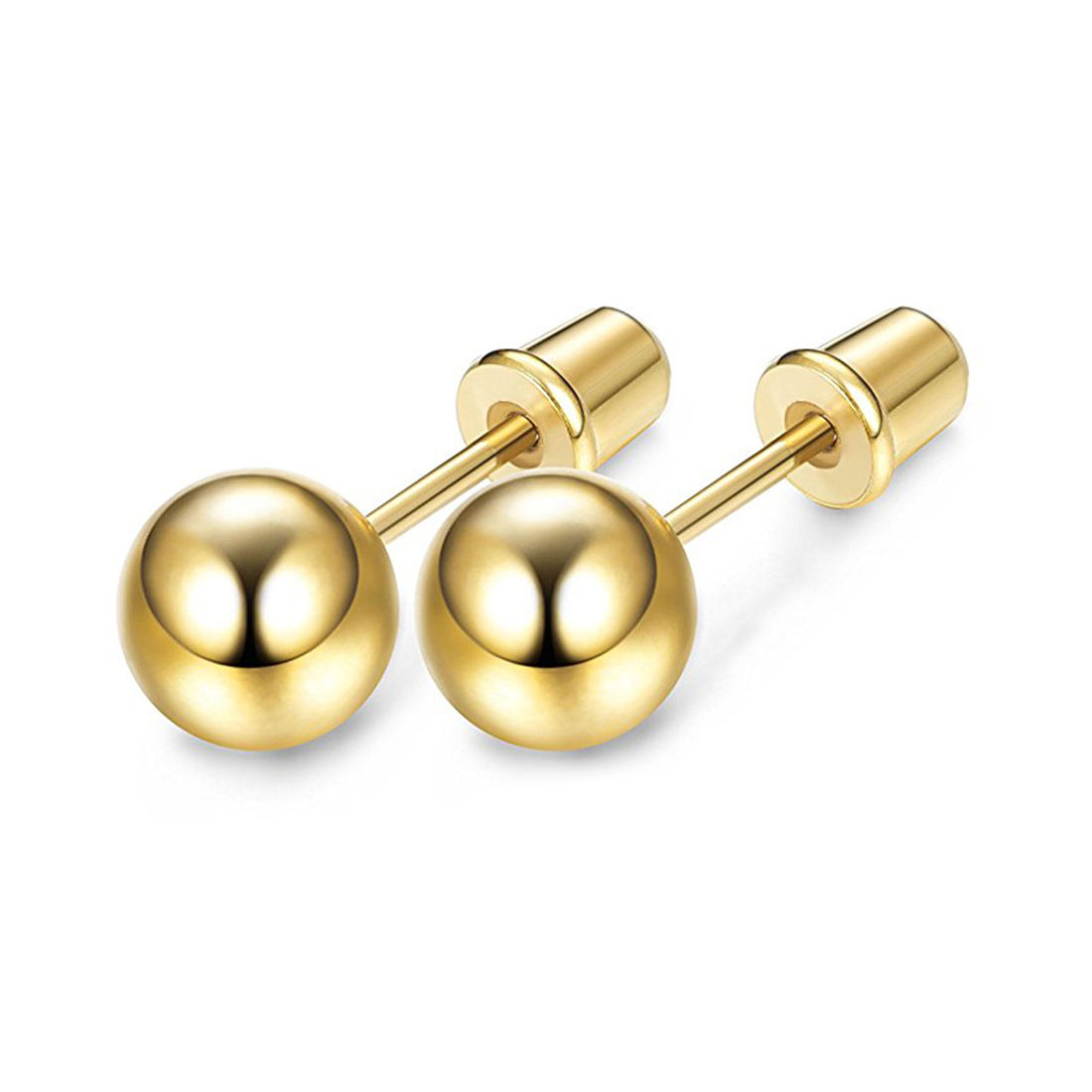 Discover 72+ gold plated ball earrings latest - esthdonghoadian