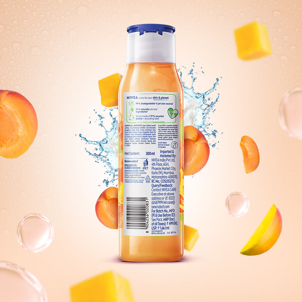 NIVEA Fresh Blends Apricot Mango Rice Milk Body Wash Buy NIVEA Fresh
