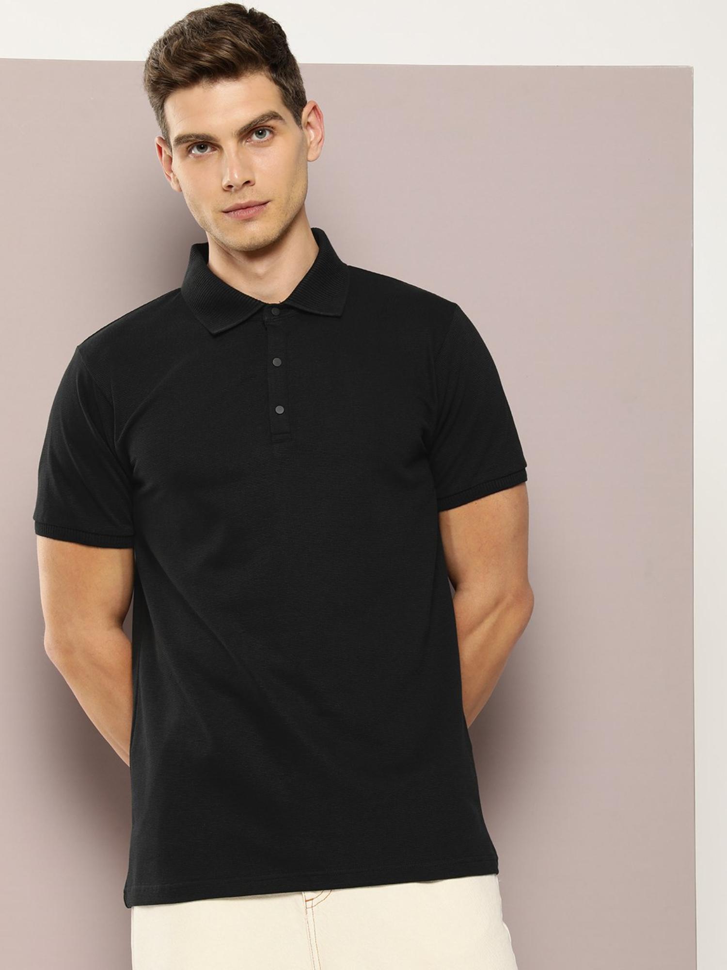 トップス ACTIVE CITY S/S SNAP POLO SHIRT Buy DILLINGER Blue Solid Regular Snap Polo T-Shirt Online
