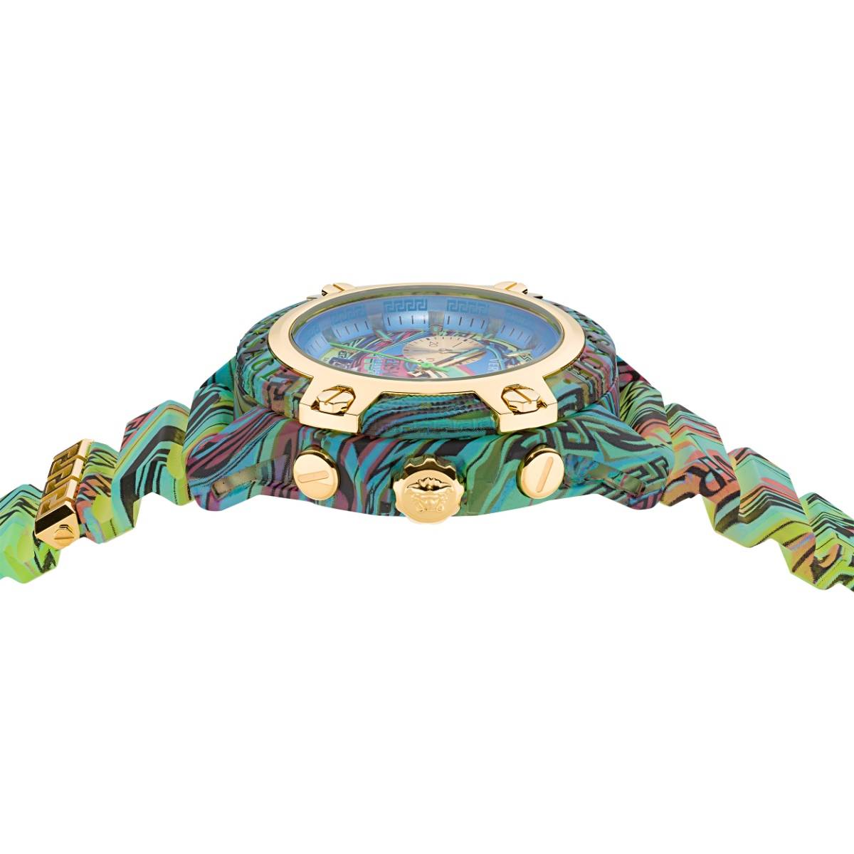 デ*オ様 希少 METEORATOYZ Cactus メテオトライズ ミラーハン Buy Versace Analog Camouflage Multiclolor Dial Unisex Watch