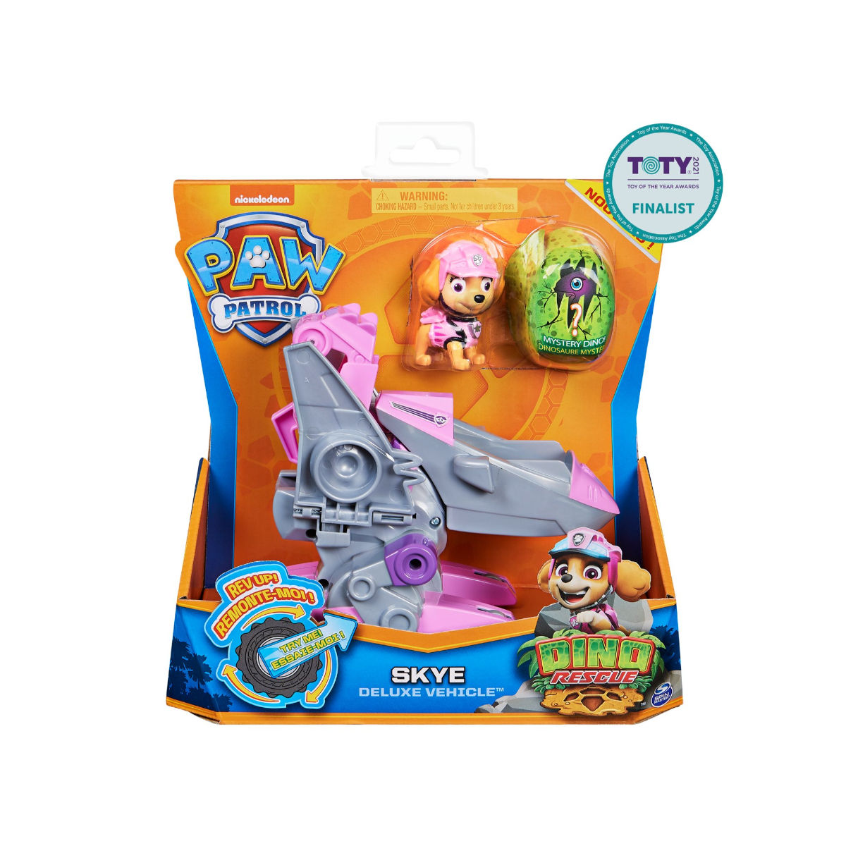 Paw Patrol Dino Rescue Skyes Deluxe Rev Up Vehicle With Mystery Dinosaur Figure Buy Paw Patrol