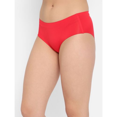 Buy Mid Waist Seamless Laser-Cut Hipster Panty in Red Online India, Best  Prices, COD - Clovia - PN2430A04