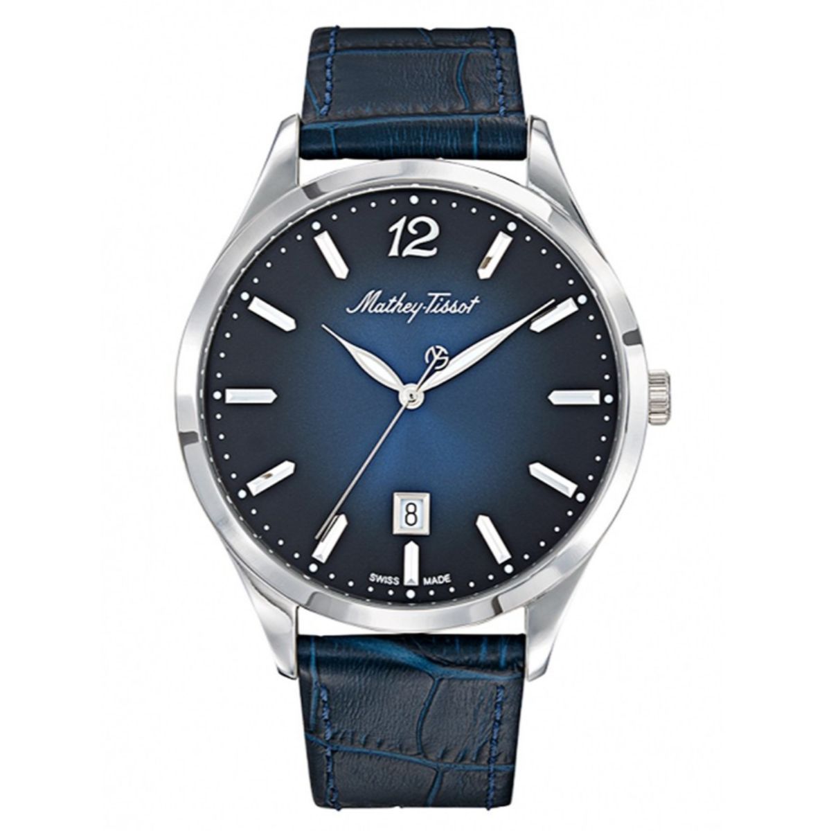 Mathey-Tissot Blue Dial Analogue Watches For Men - H411ABU