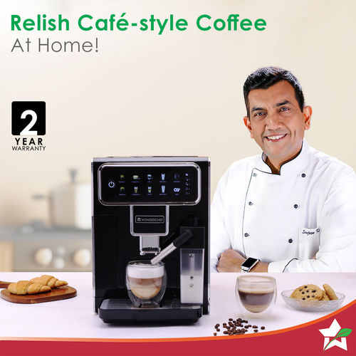 Fully Automatic Coffee Wonderchef Cappuccino Maker Wonderchef