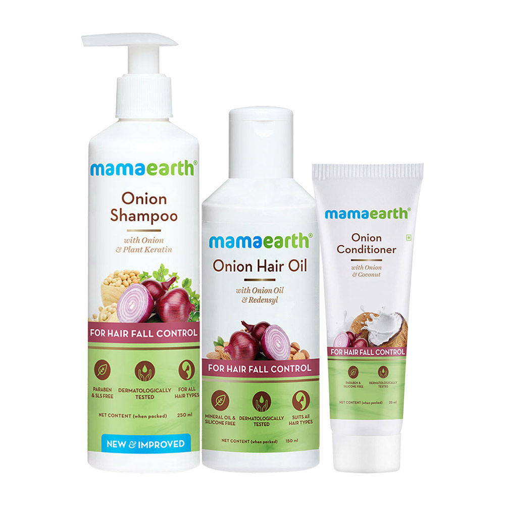 Buy Mamaearth Onion Hair Mask For Hair Fall Control (200gm) Online in India  | Pixies