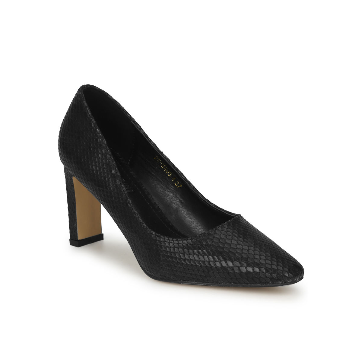 slim block heel