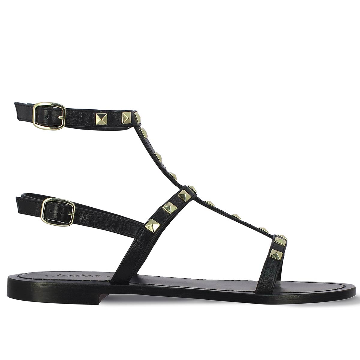 Sandals with metal online studs