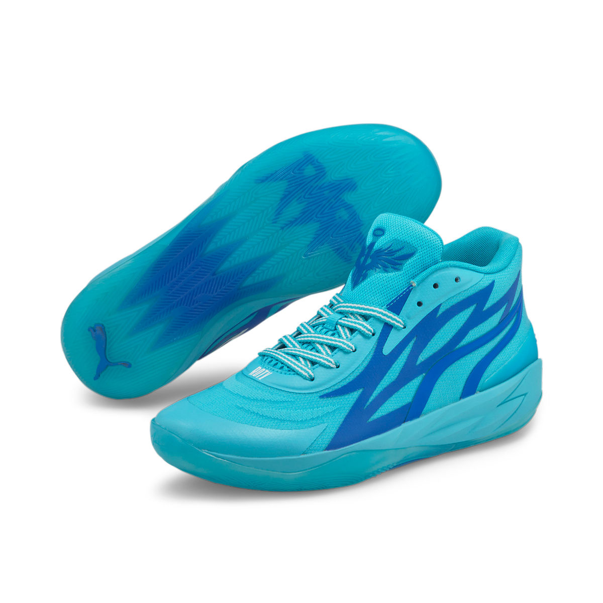 Puma MB.02 ROY Mens Blue Basketball Shoes (UK 6)