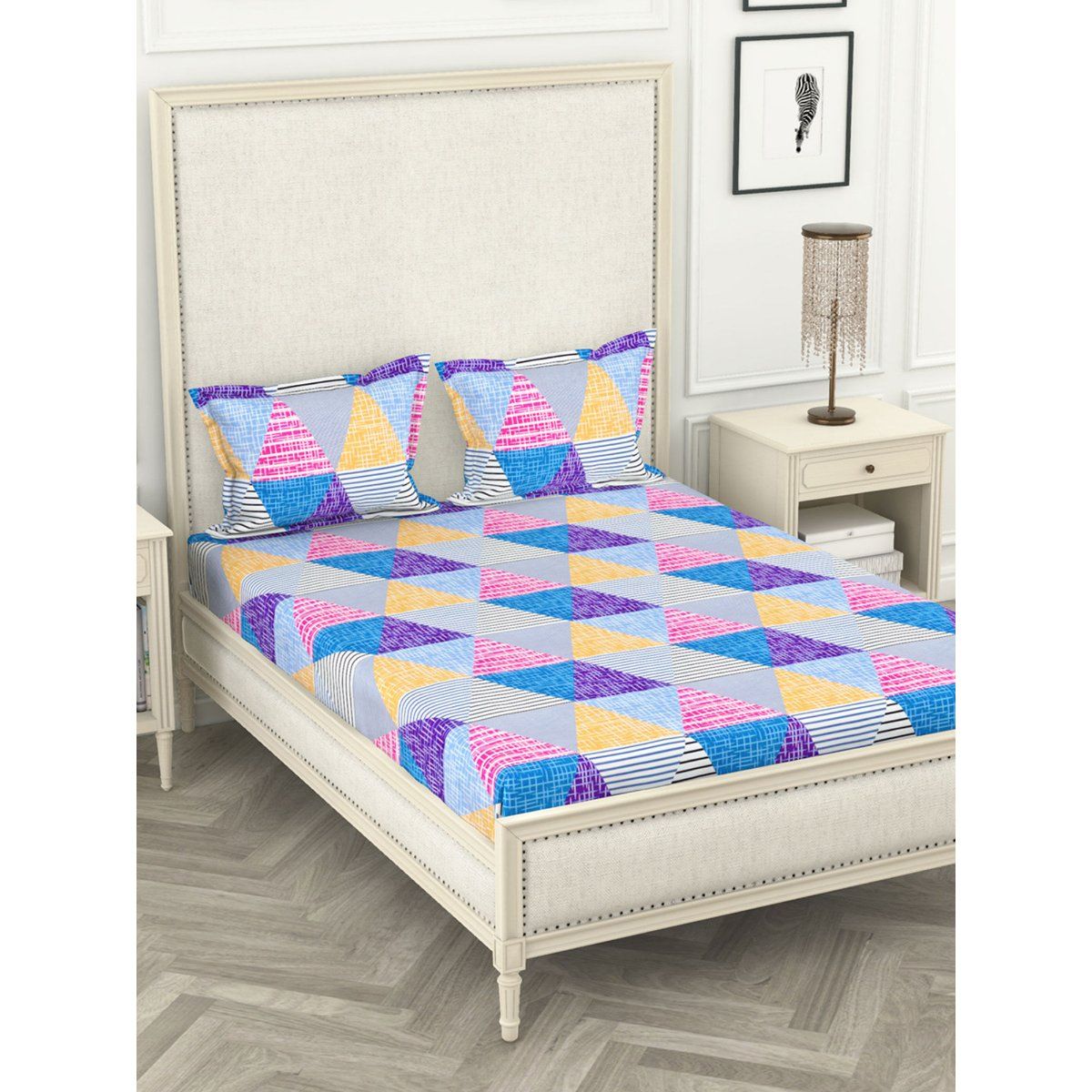 BIANCA Geo King Bedsheet 384063 Buy BIANCA Geo King Bedsheet 384063