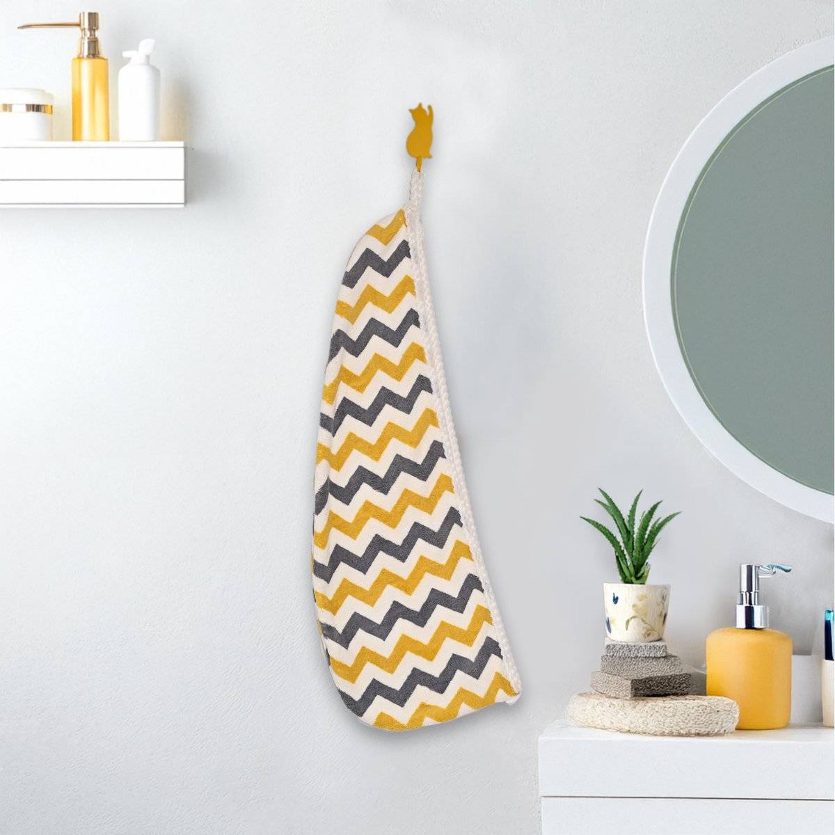 Voncasa Von Casa Polyester Multi Colour Hair Wrap Towel