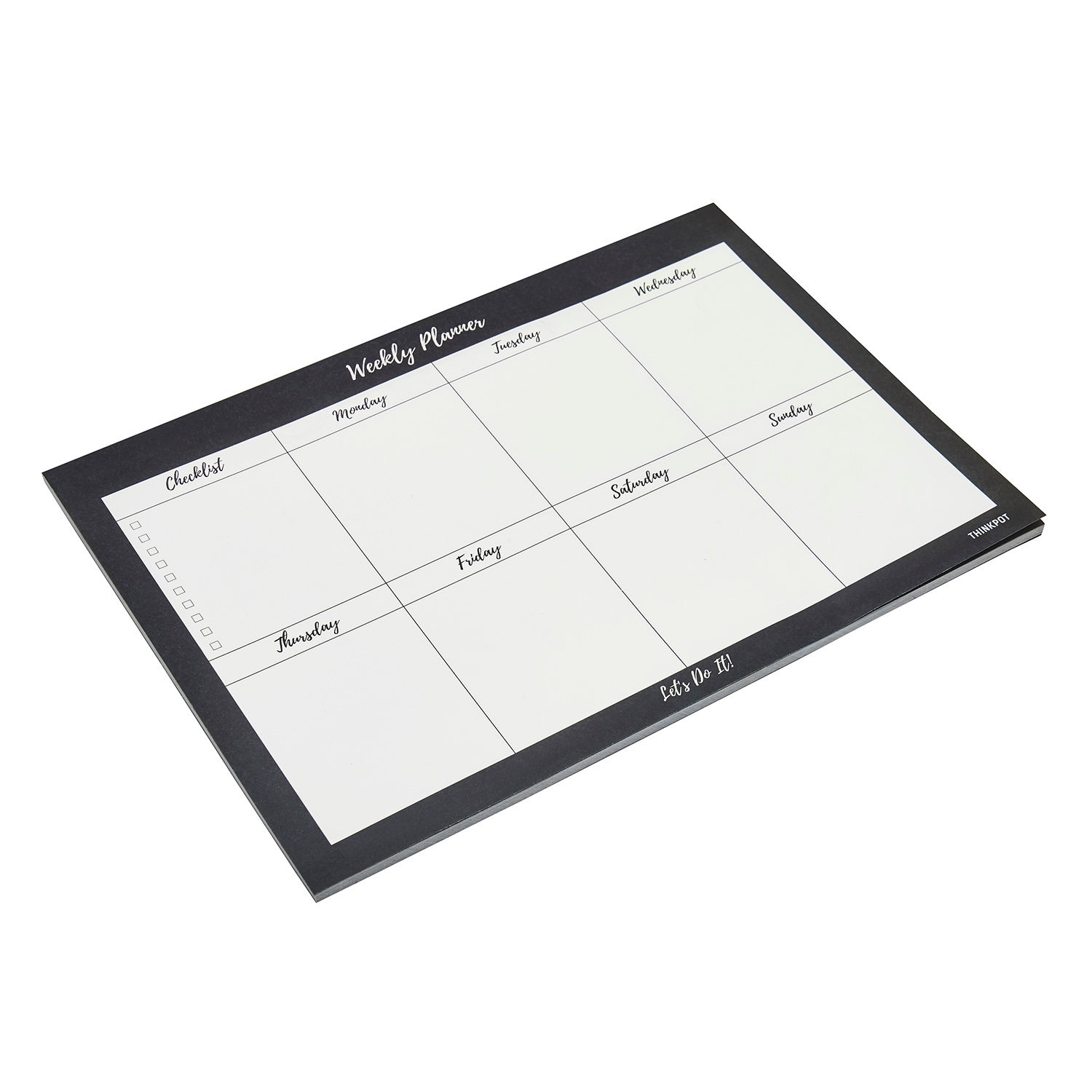 Thinkpot Lets Do It Weekly A4 Planner Pad Buy Thinkpot Lets Do It