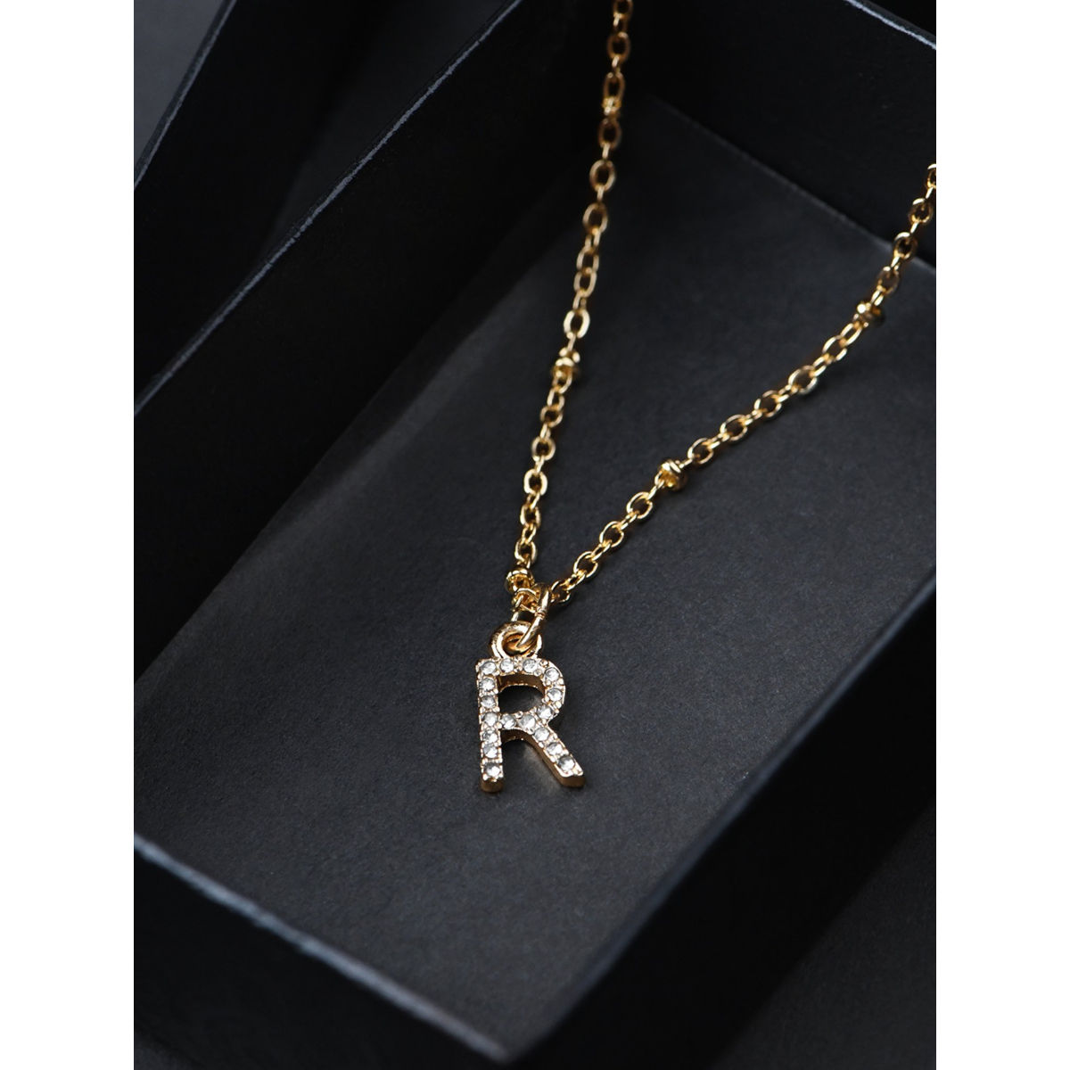 R Initial Necklace - Charm Necklace - 14KT Gold Layered Necklace - Lulus