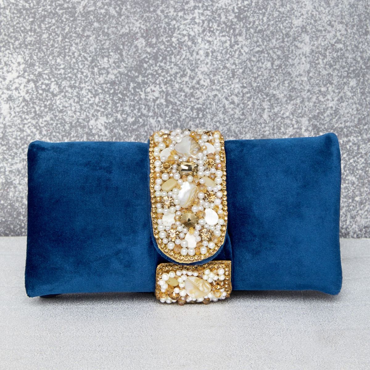 Peacock Clutch Navy ($36) ❤ liked on Polyvore featuring bags, handbags,  clutches, purses, bolsa, blue purse, chain… | Bridal clutch, Evening handbag,  Peacock clutch