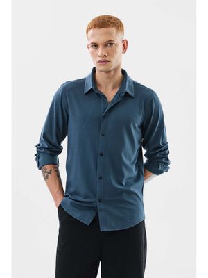 blush dress shirt mens Pink Stretch Regular-Fit Dress Shirt
