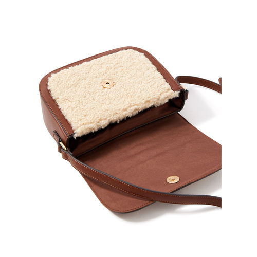 Buy Accessorize London Women's Faux Leather Cream Chloe Faux