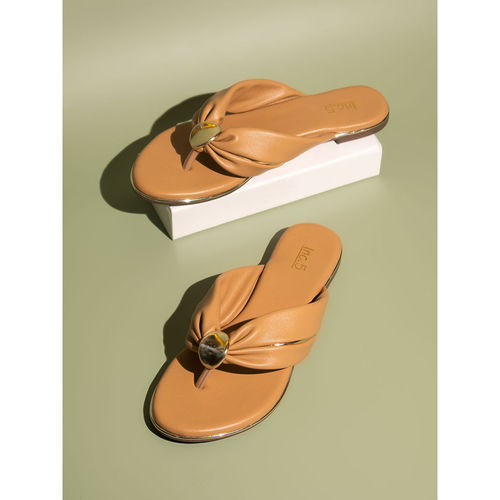 Buy Women Beige Slip On Flats Online