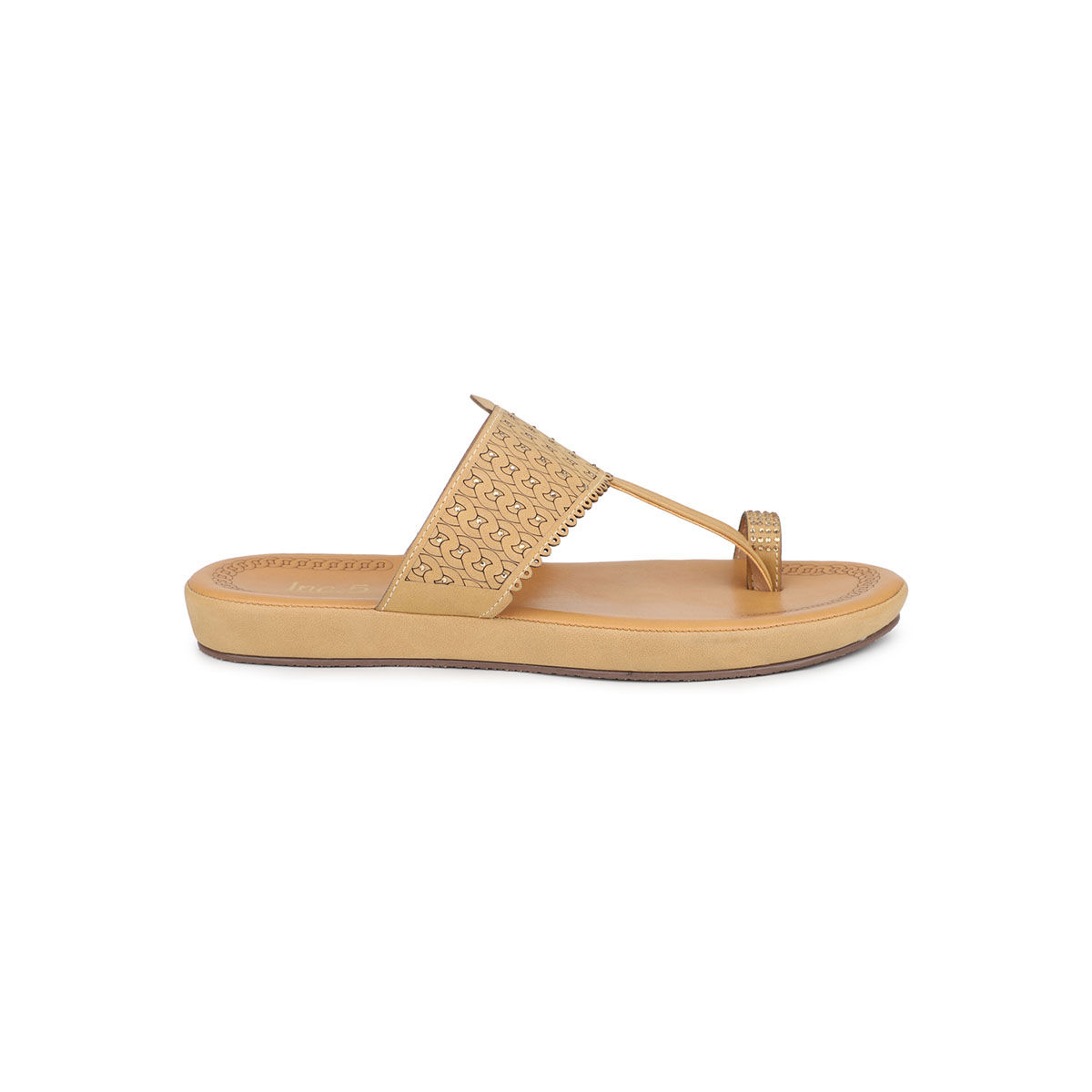 Buy Inc.5 Women Beige Casual One Toe Sandals Online